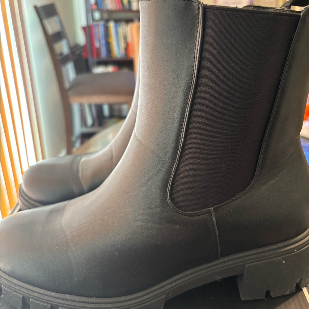 Olivia Miller Black Combat Boots